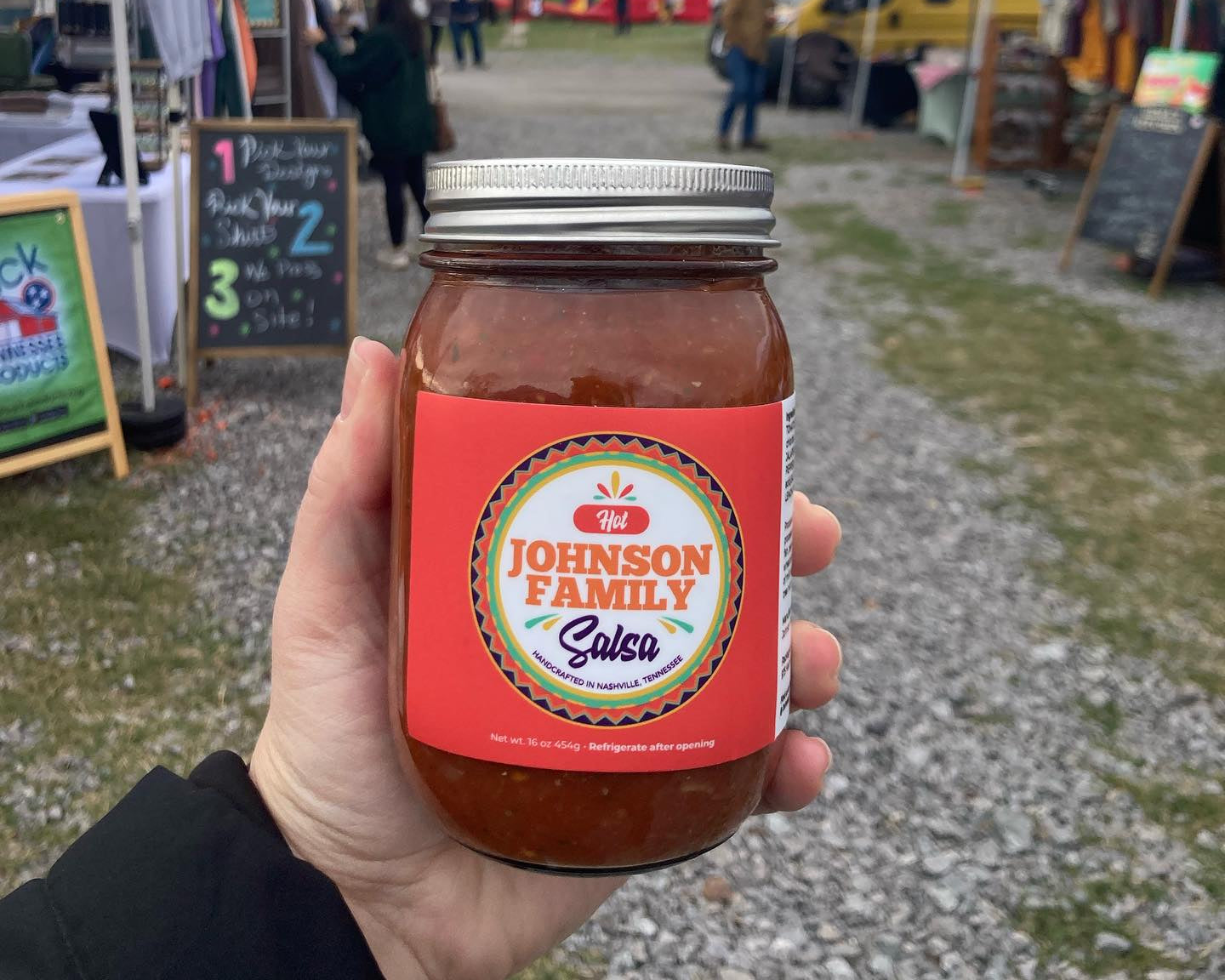 Johnson Family Salsa Hot